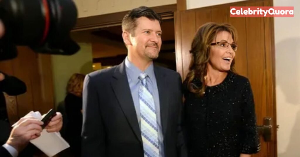 Todd Palin with his wife.