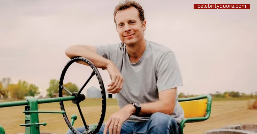 jamie siminoff sitting on a tractor