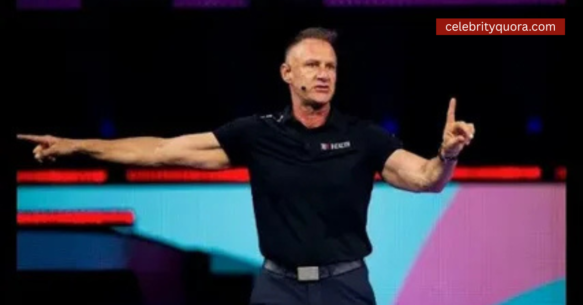 Gary Brecka giving a speech